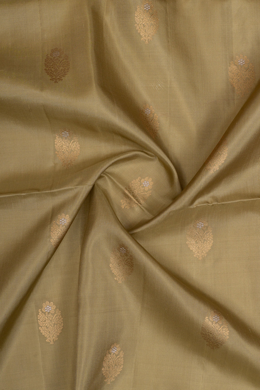 Elaichi green and peach pure soft silk saree