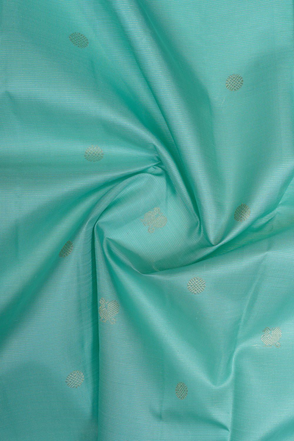 Pastel blue Vairaoosi pure Kanchipuram silk saree