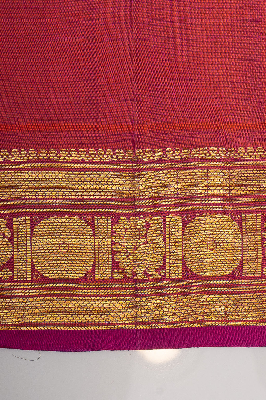 Purple and blue shot colour traditional pure kanchipuram silk saree