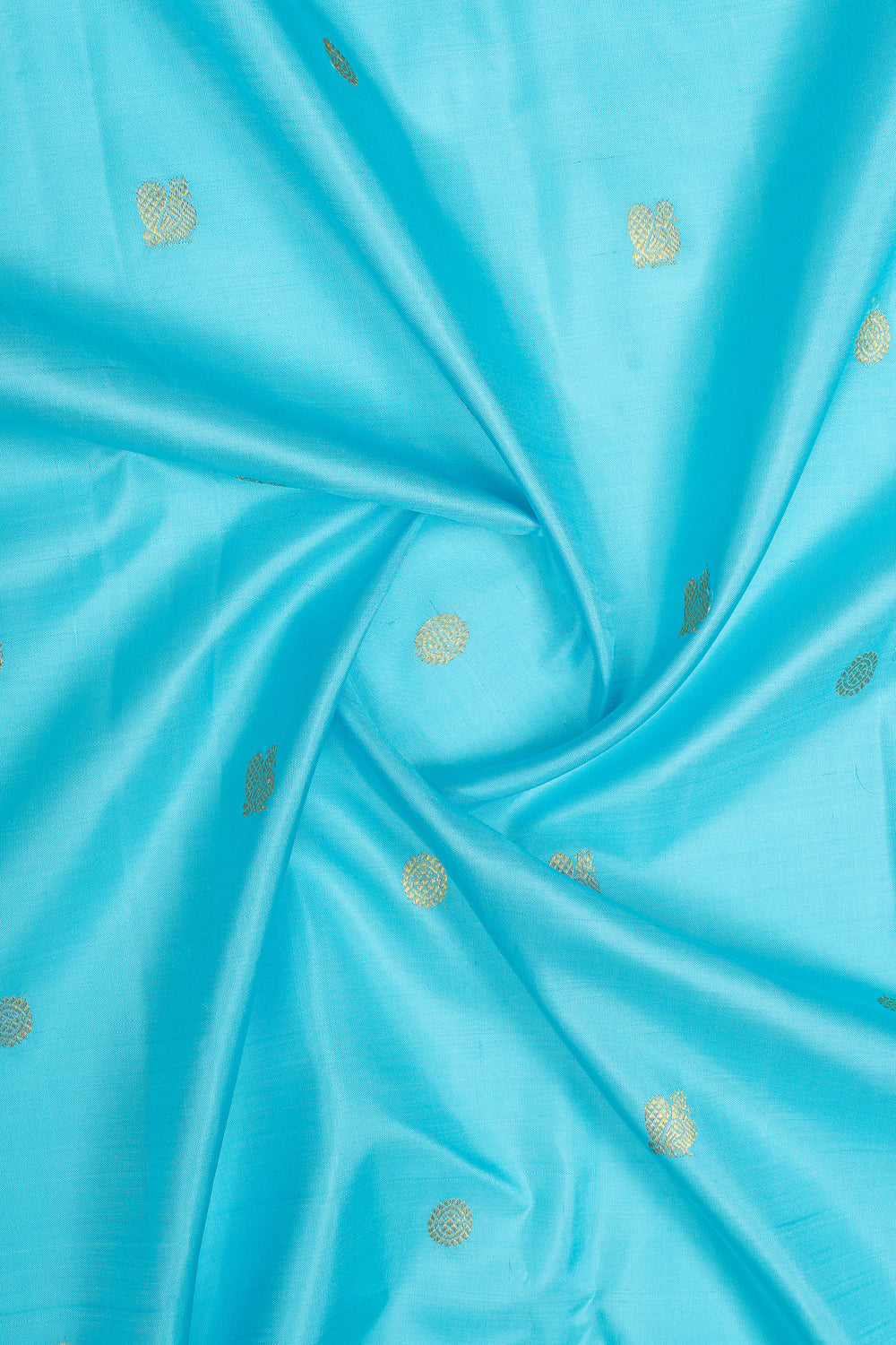 Anandha blue and jamun traditional pure kanchipuram silk saree
