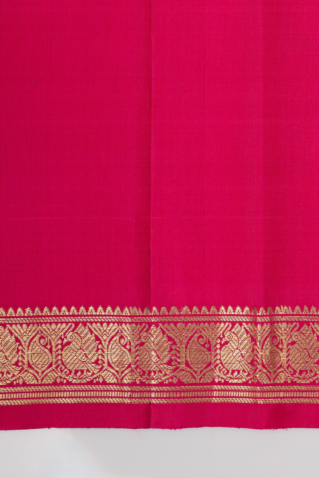 Palum pazhamum multi checks pure kanchipuram silk saree