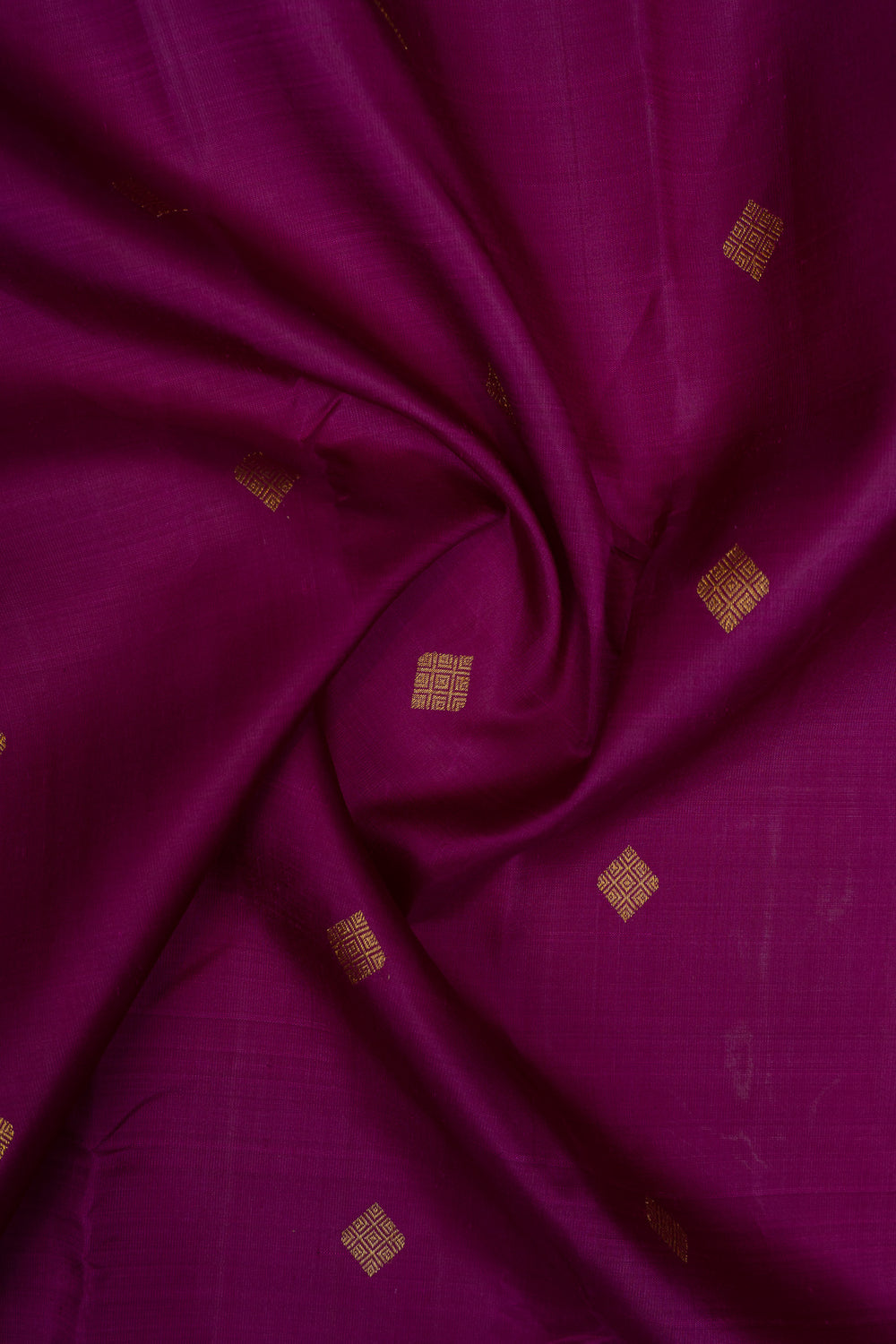 Purple and ivory traditional pure kanchipuram silk saree
