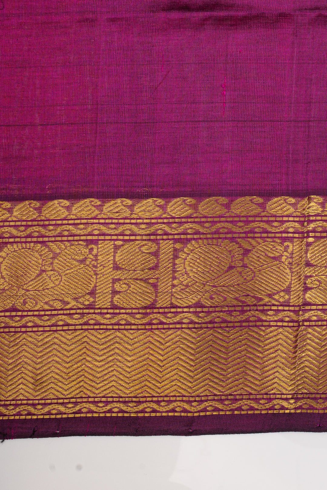 Pink and pure Zari checks pure silk cotton saree