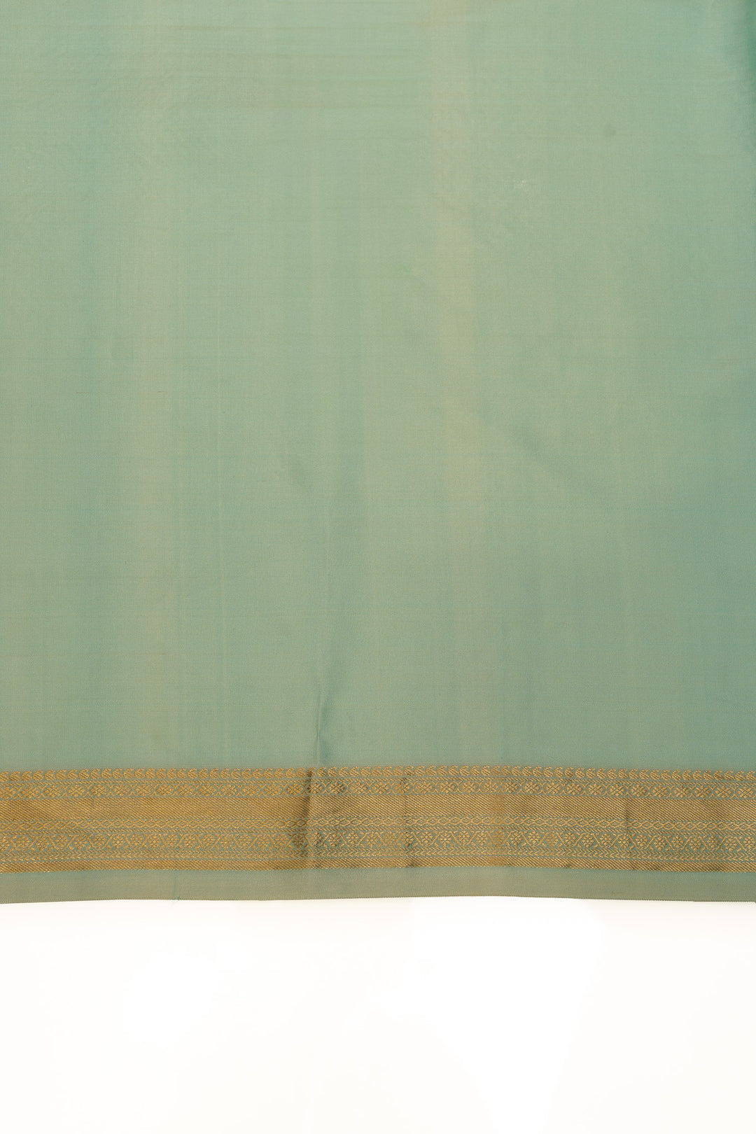Ice blue embossed pure Kanchipuram silk saree