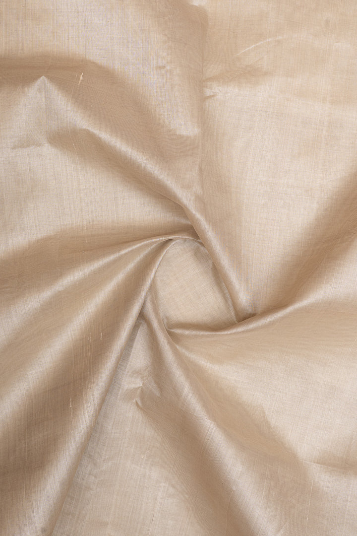 Ivory traditional pure silk cotton saree