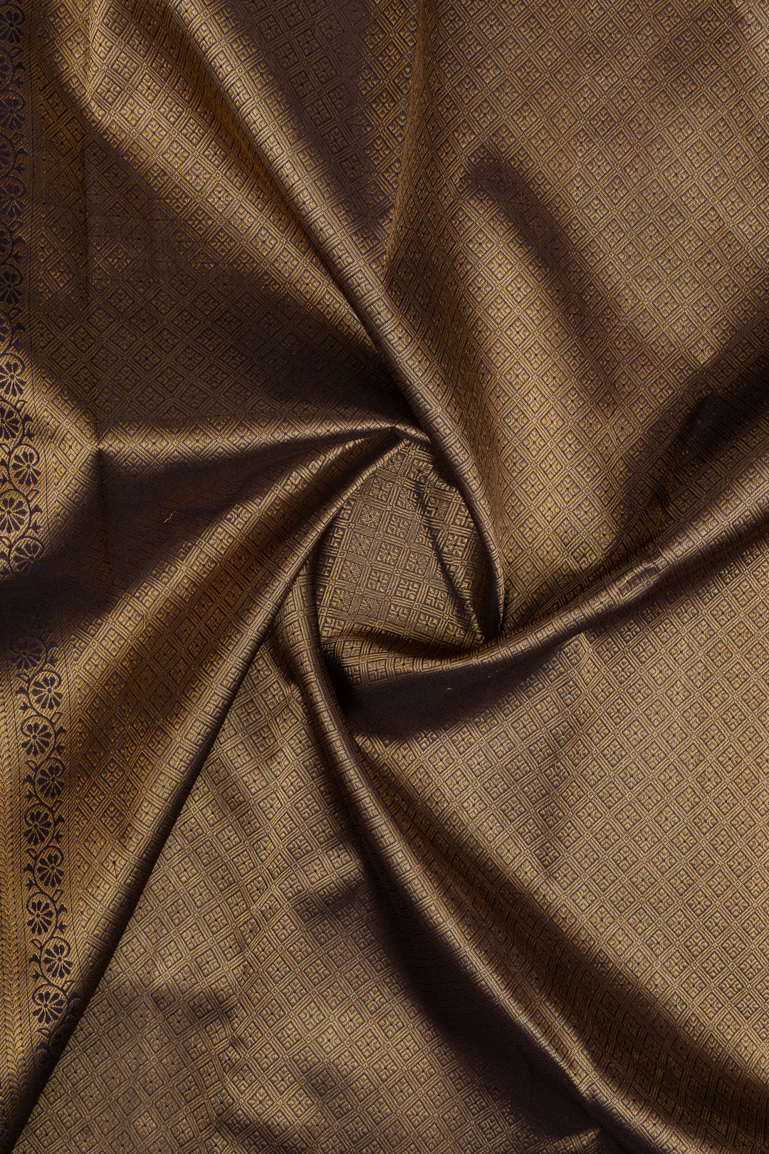 Royal jamun purple Vairaoosi stripes pure kanchipuram silk saree