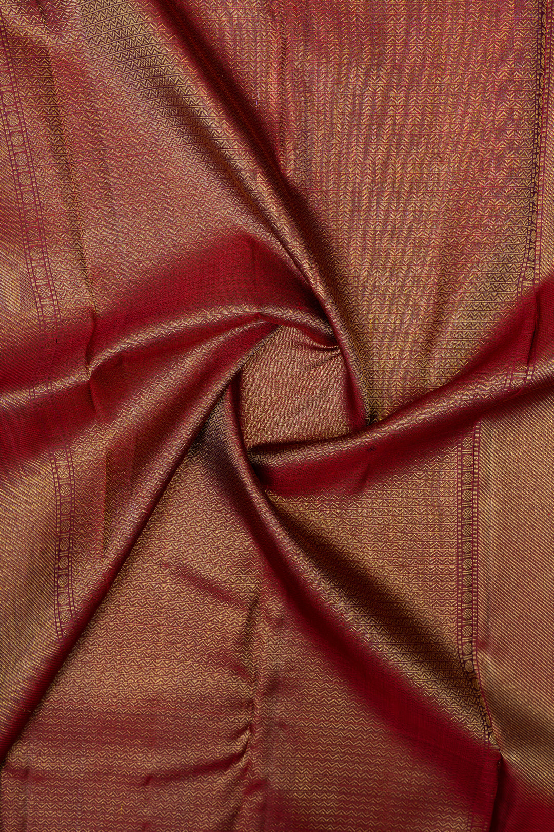 Blue and maroon brocade pure Kanchipuram  silk saree