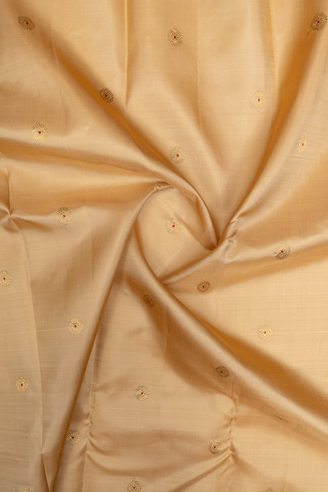 Peach and purple pure kanchipuram silk saree