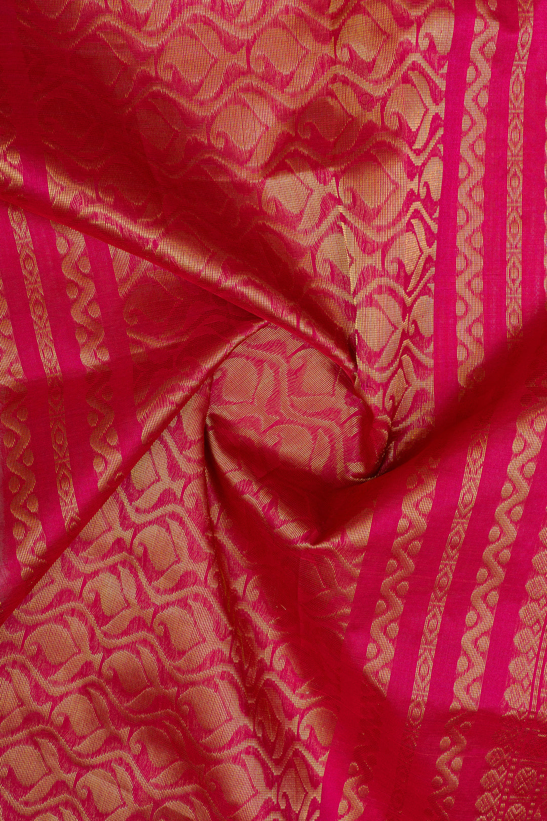 Grey and pink checks pure silk cotton saree