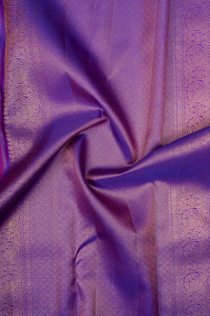 Pink kodivisiri traditional pure Kanchipuram silk saree