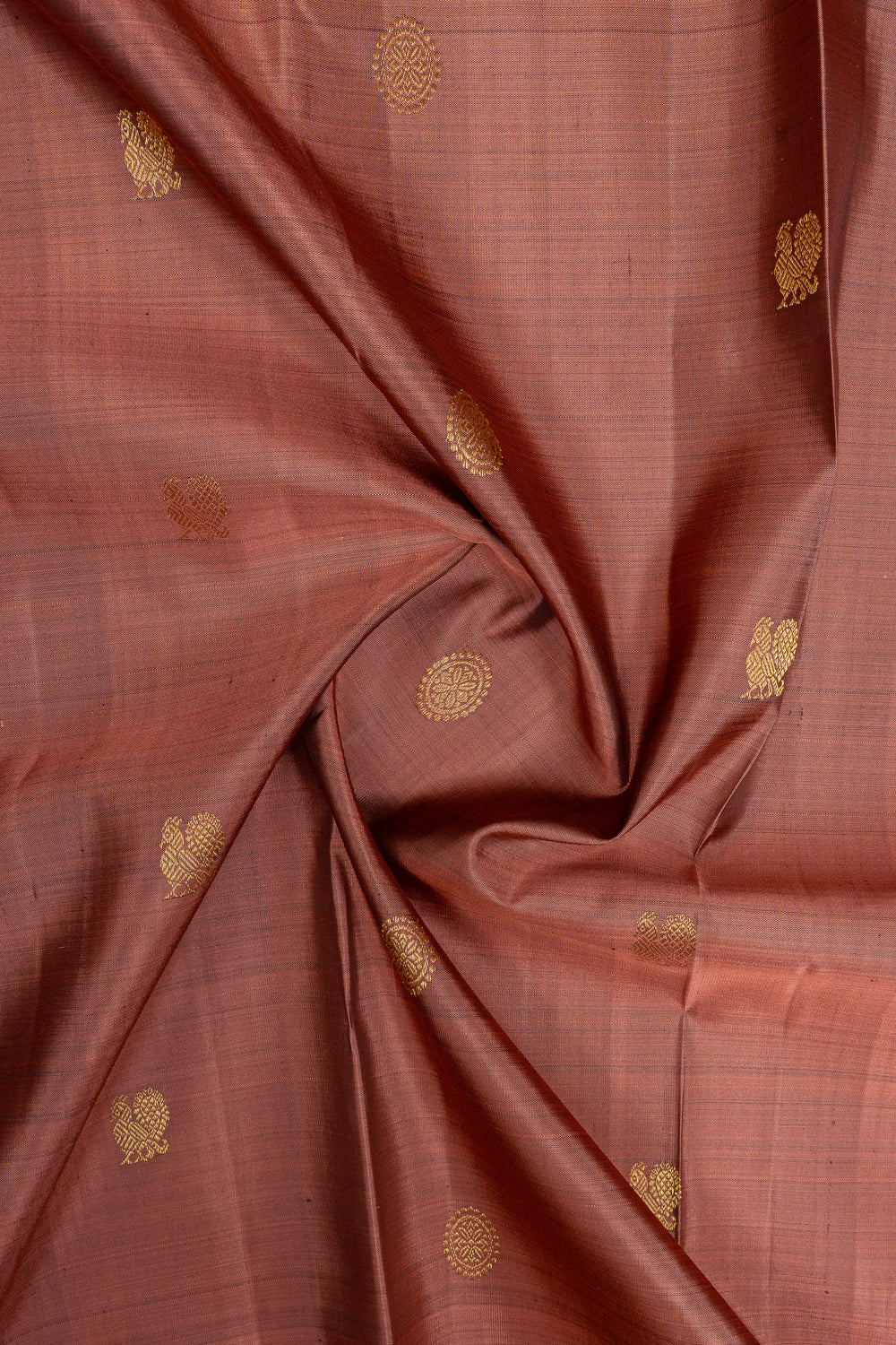 Mauve jamun traditional pure kanchipuram silk saree