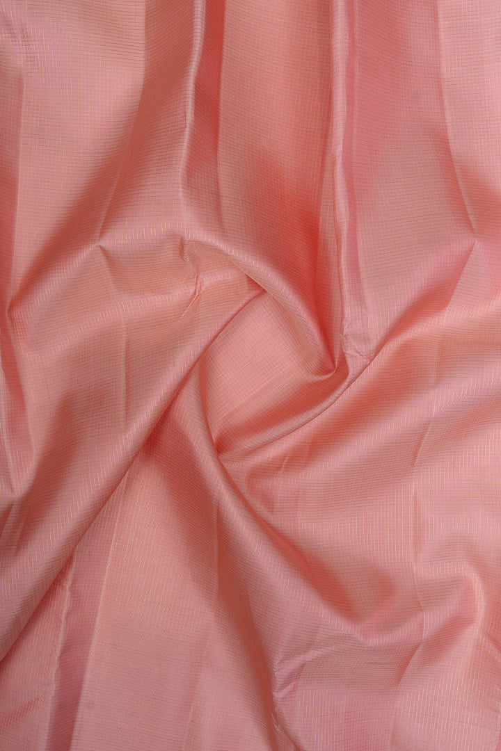 Pink traditional pure kanchipuram silk saree