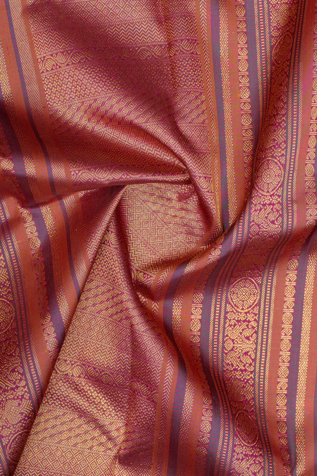 Rani pink traditional pure kanchipuram silk saree