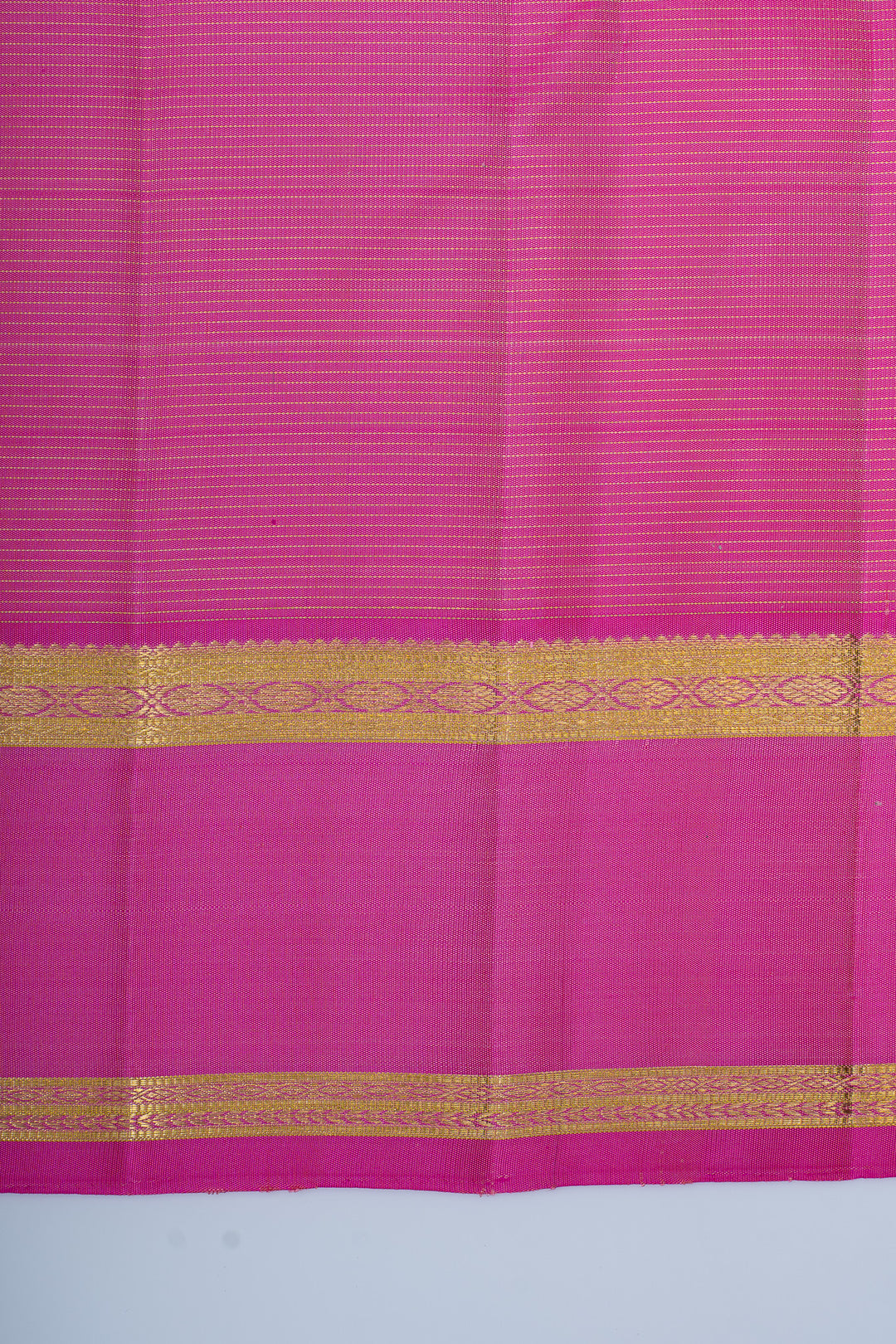 Pink traditional pure kanchipuram silk saree