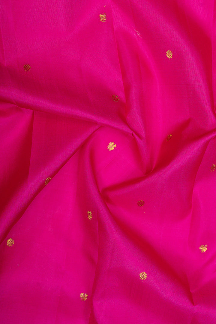 Rani pink traditional pure kanchipuram silk saree
