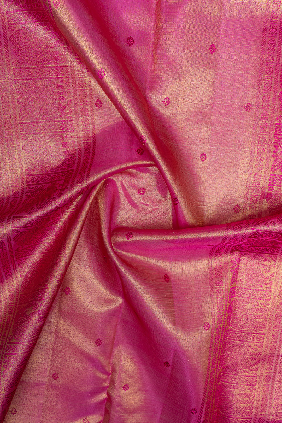 Peacock blue traditional pure kanchipuram silk saree