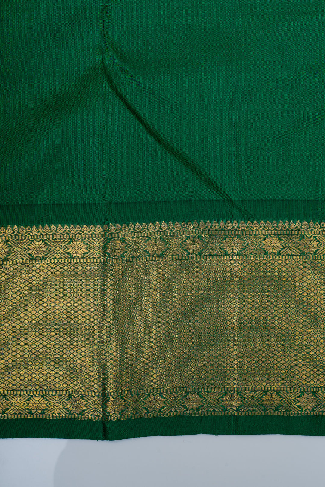 Pink and green brocade pure kanchipuram silk saree