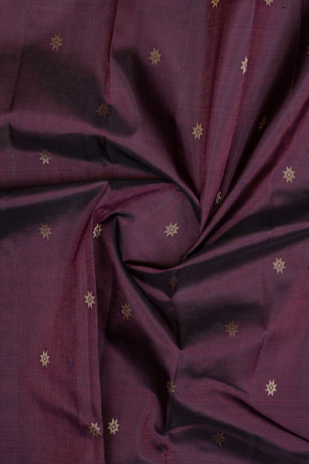 Jamun small border pure kanchipuram silk saree