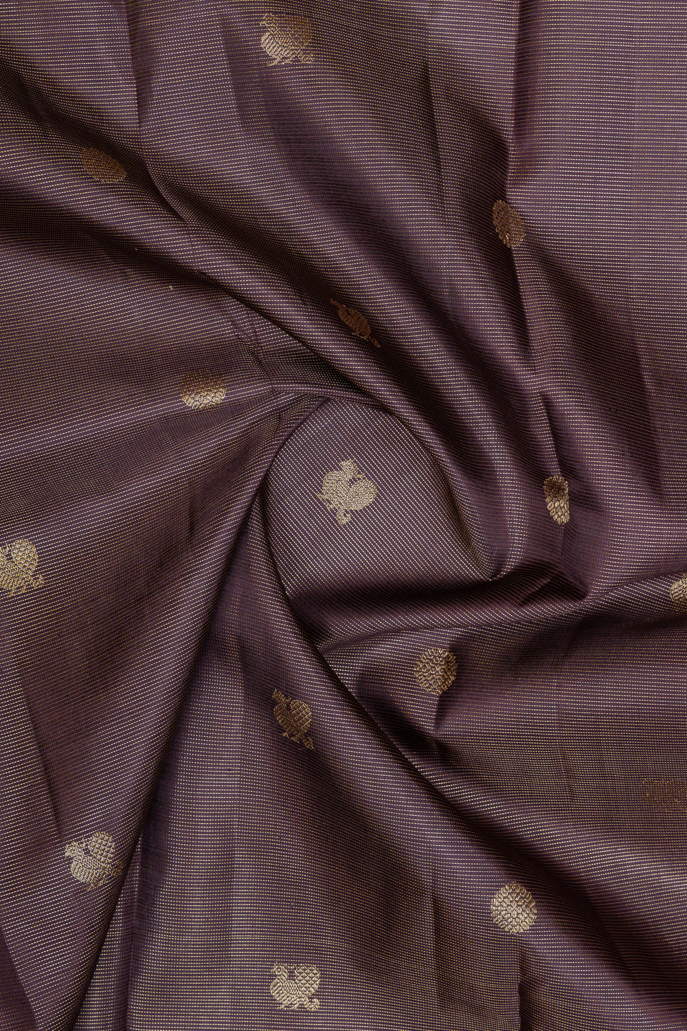 Brown Vairaoosi  pure kanchipuram silk saree