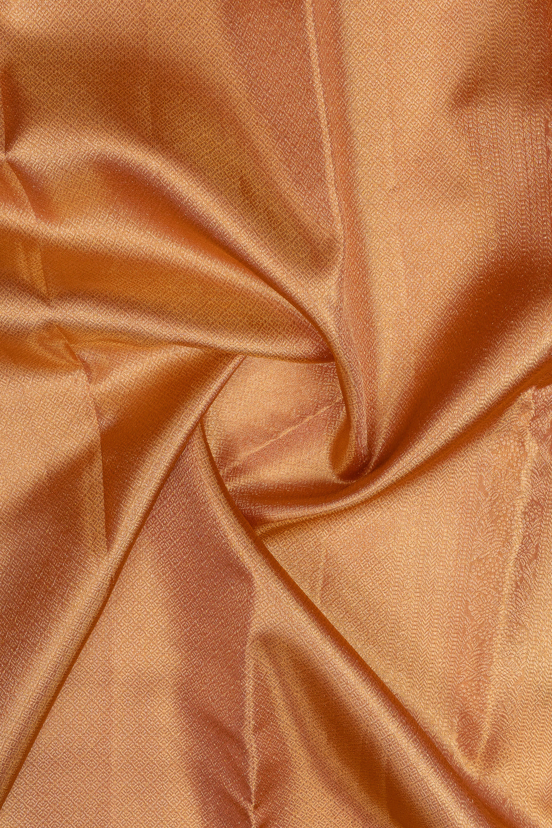 Peach tissue brocade pure kanchipuram silk saree