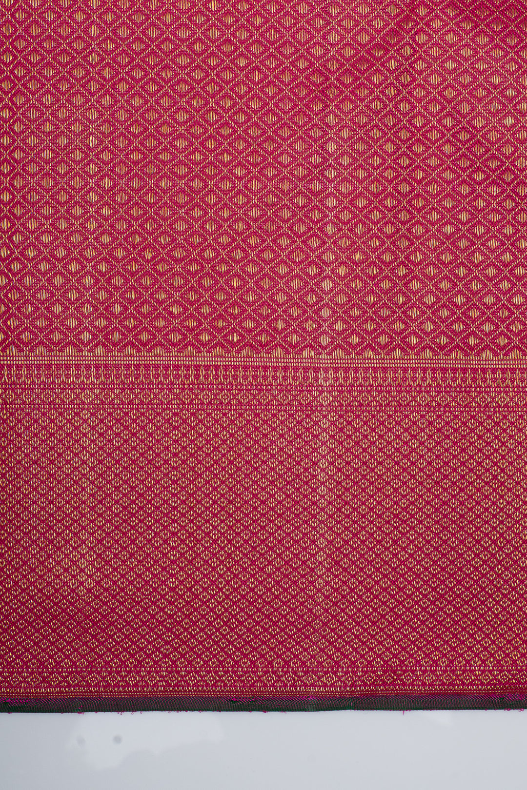 Magenta vanasingaram brocade pure kanchipuram silk saree