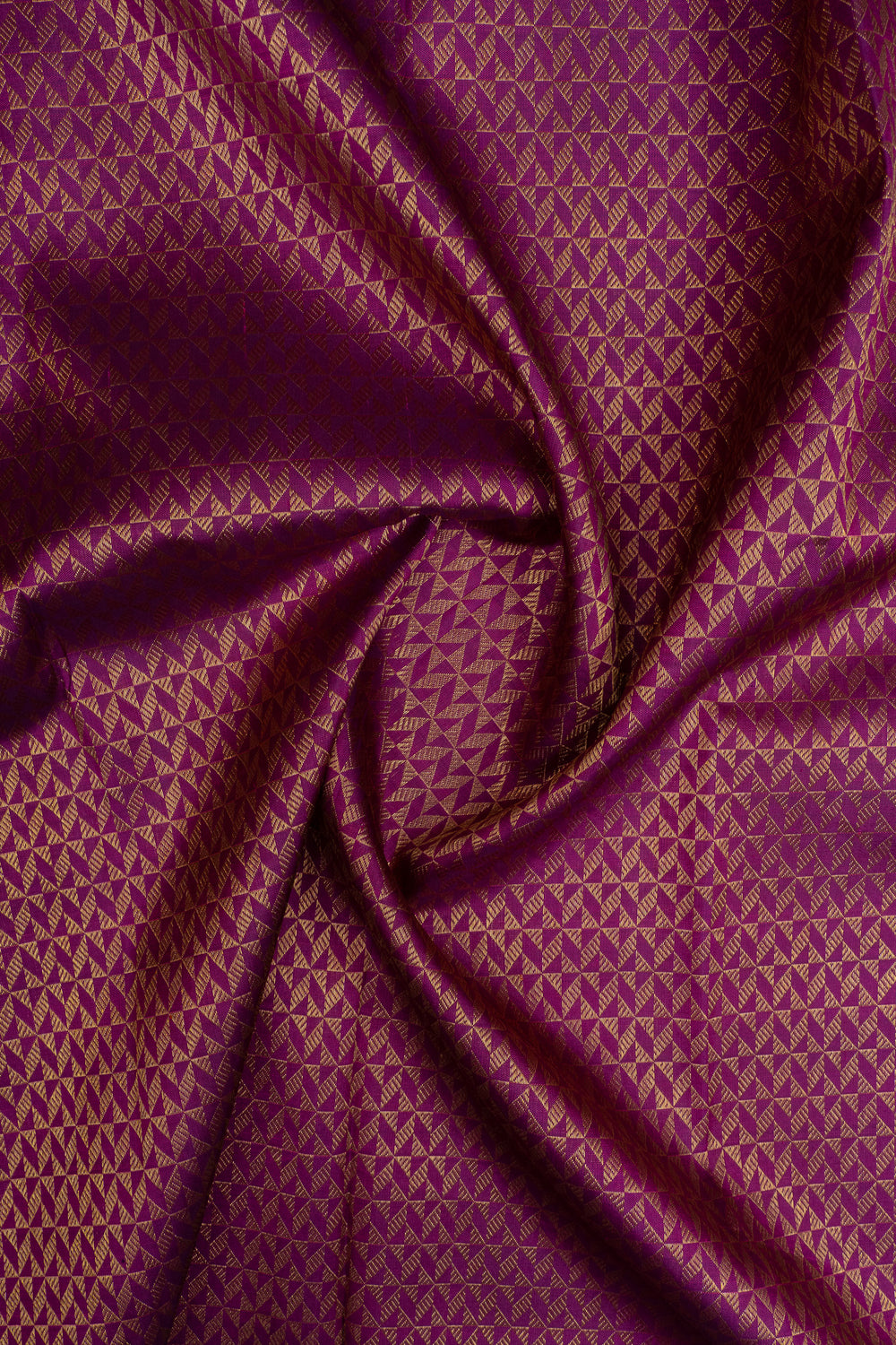 Mulberry purple araimadam brocade pure kanchipuram silk saree