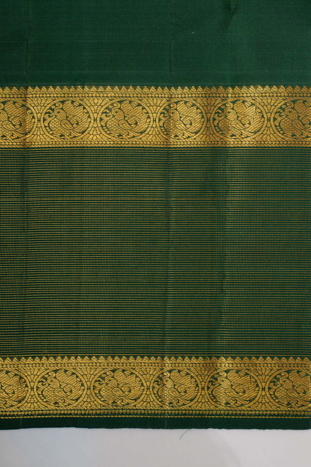 Greyish purple Vairaoosi border pure kanchipuram silk saree