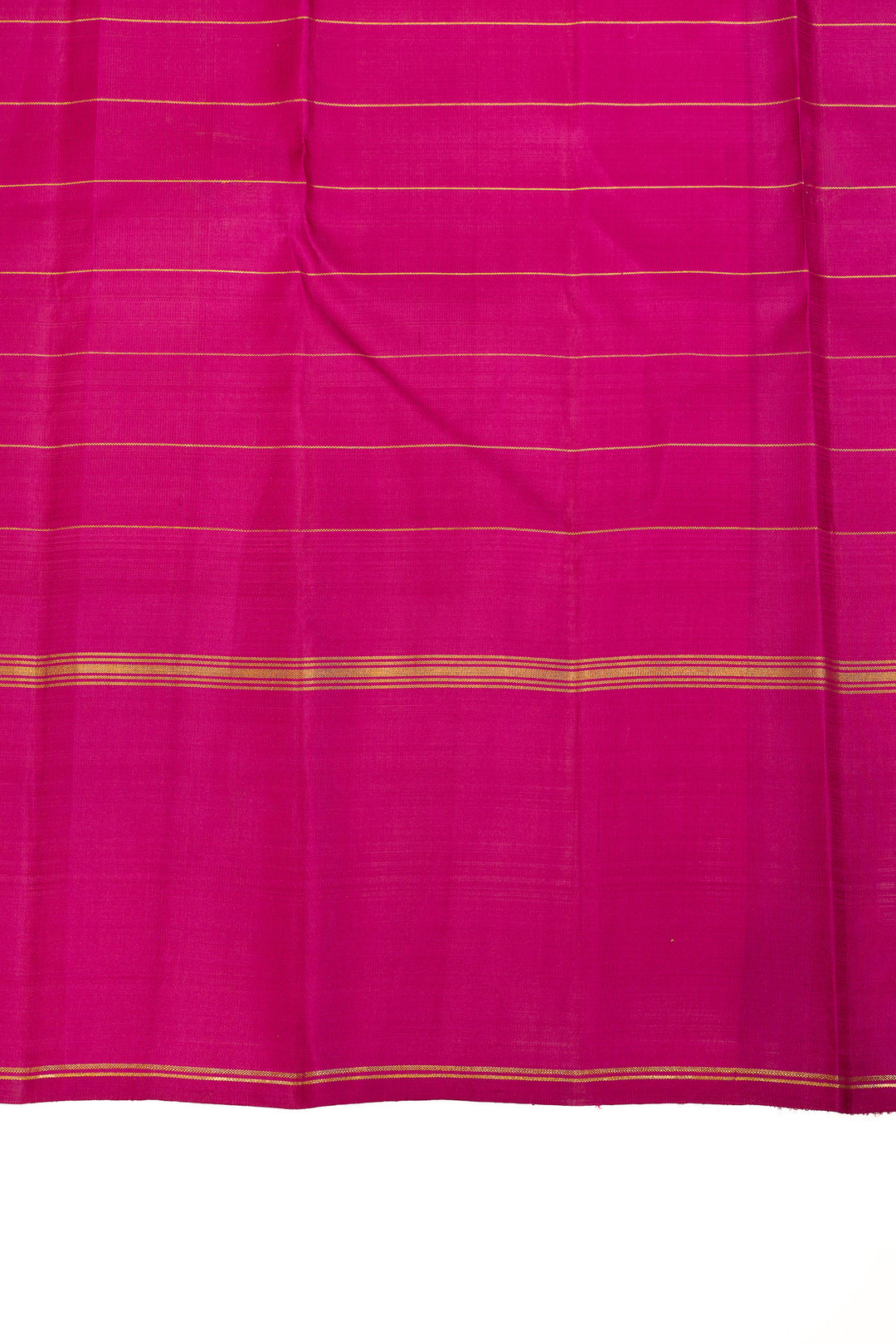 Purple and magenta checks pure Kanchipuram silk saree