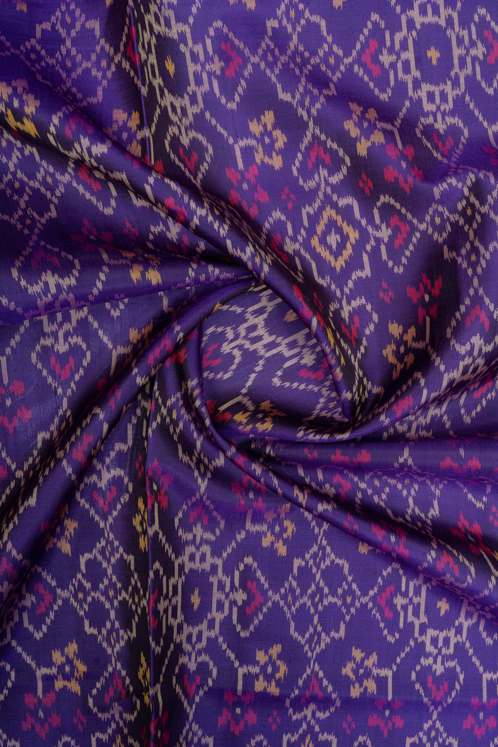 Purple pure Patola silk saree