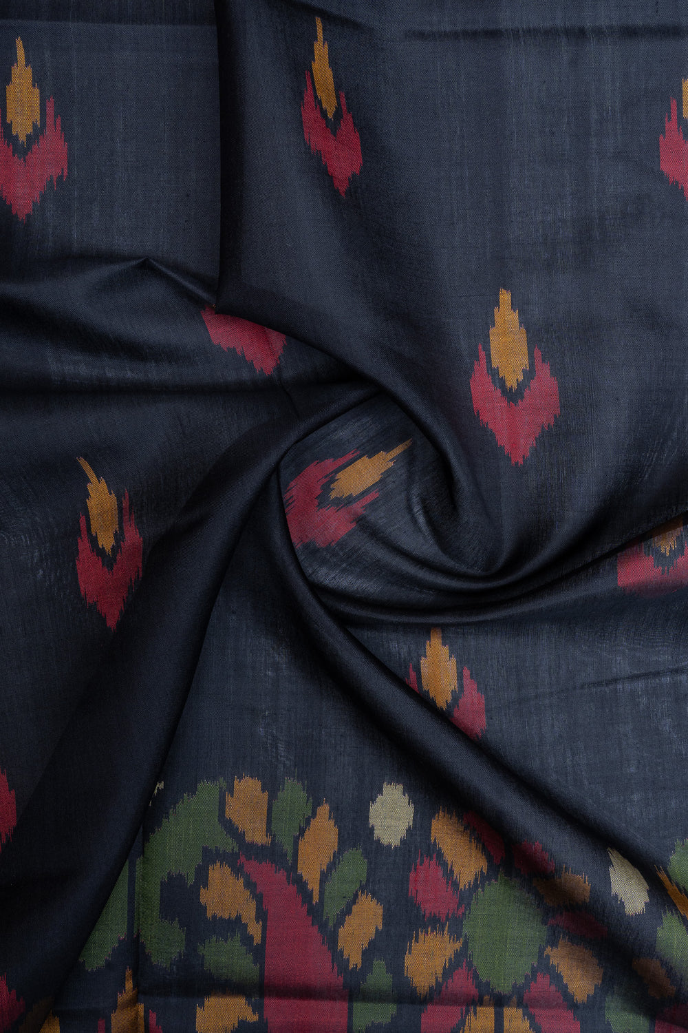 Black pure Patola silk saree