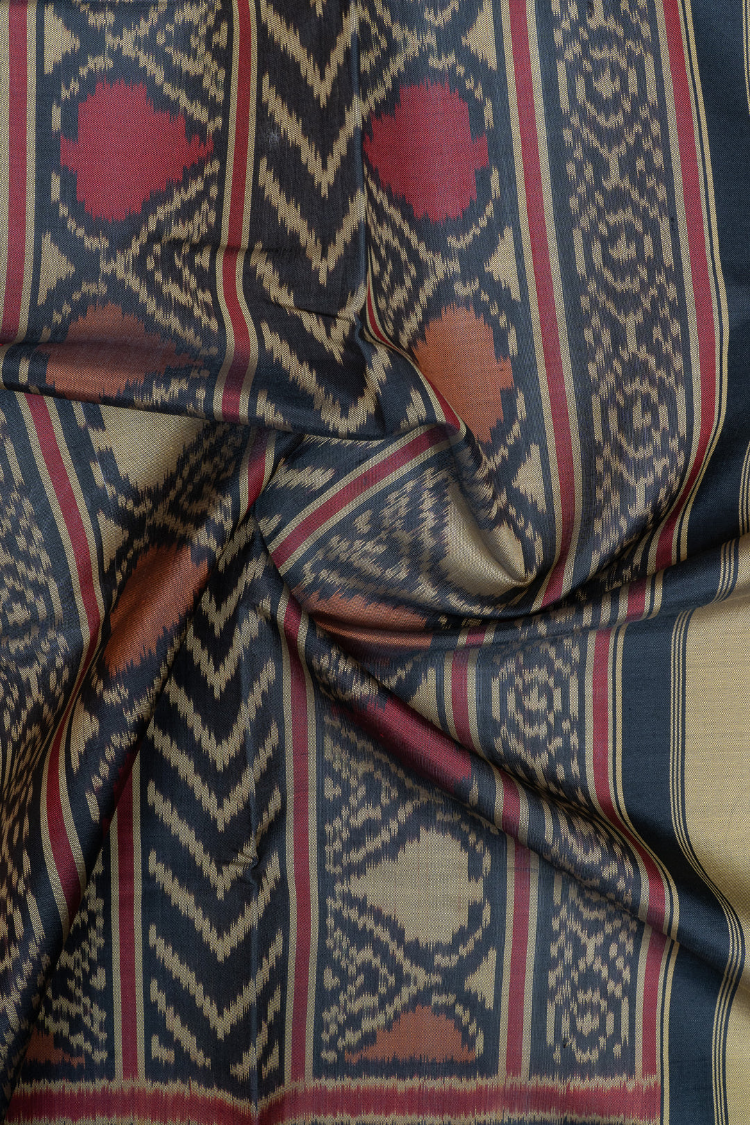 Peach pure Patola silk saree