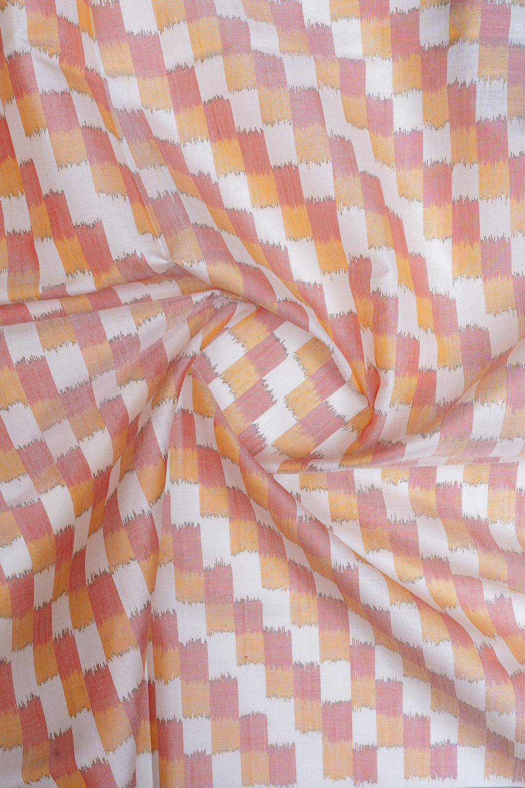 Peach pure Patola silk saree