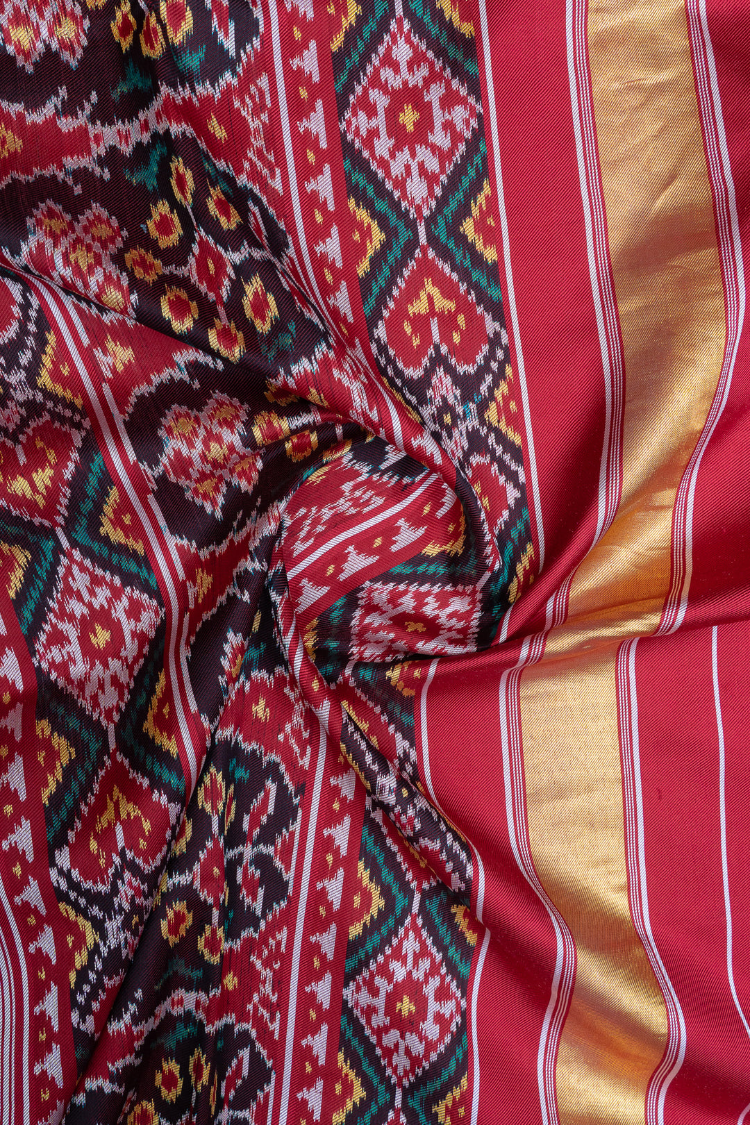 Purple pure Patola silk saree