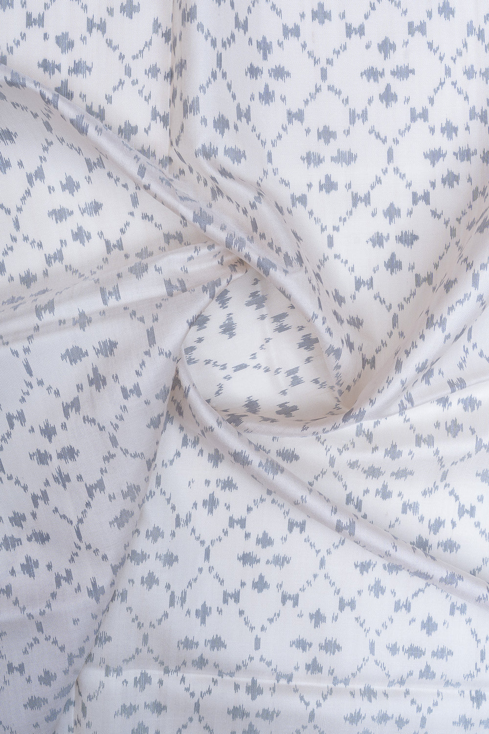 Off white and blue pure Patola silk saree