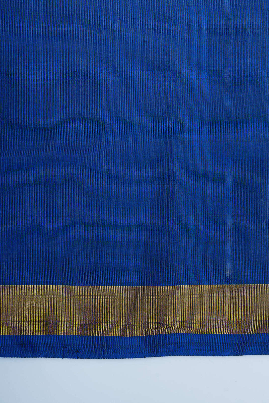 Off white and blue pure Patola silk saree