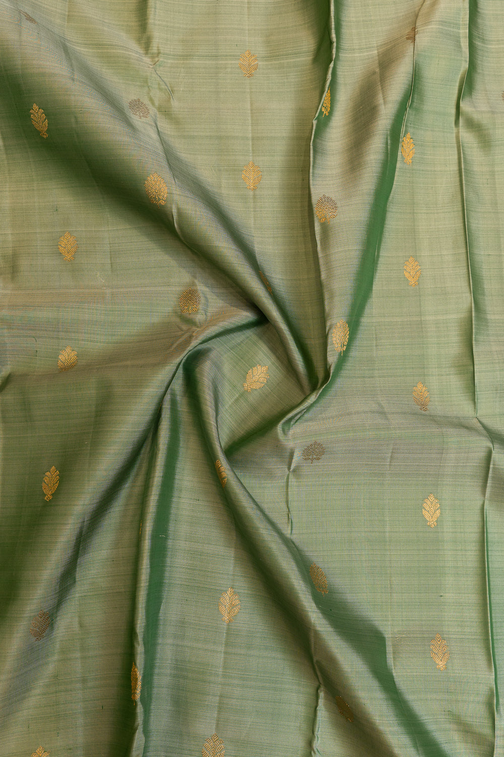 Green traditional pure Kanchipuram silk saree