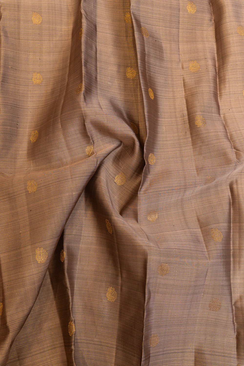 Grey and maroon pure Kanchipuram silk saree