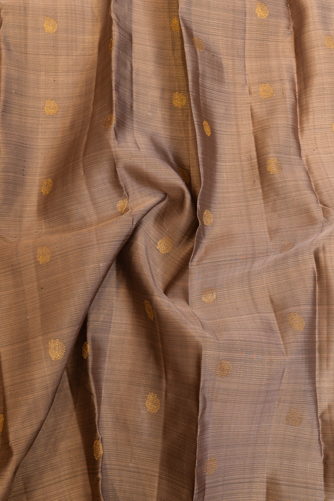 Grey and maroon pure Kanchipuram silk saree