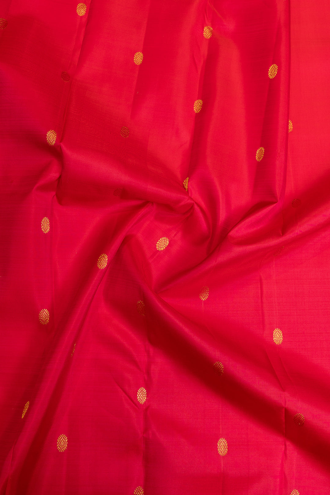 Red traditional pure Kanchipuram silk saree