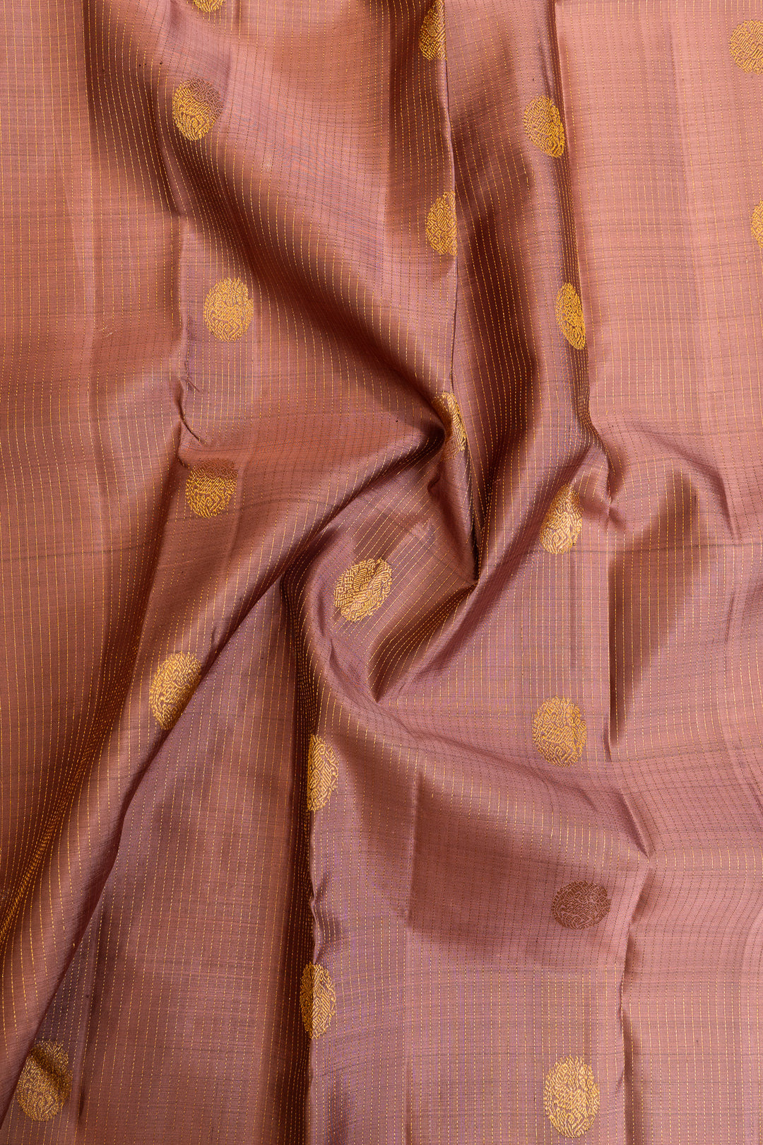 Mauve Vairaoosi checks pure Kanchipuram silk saree