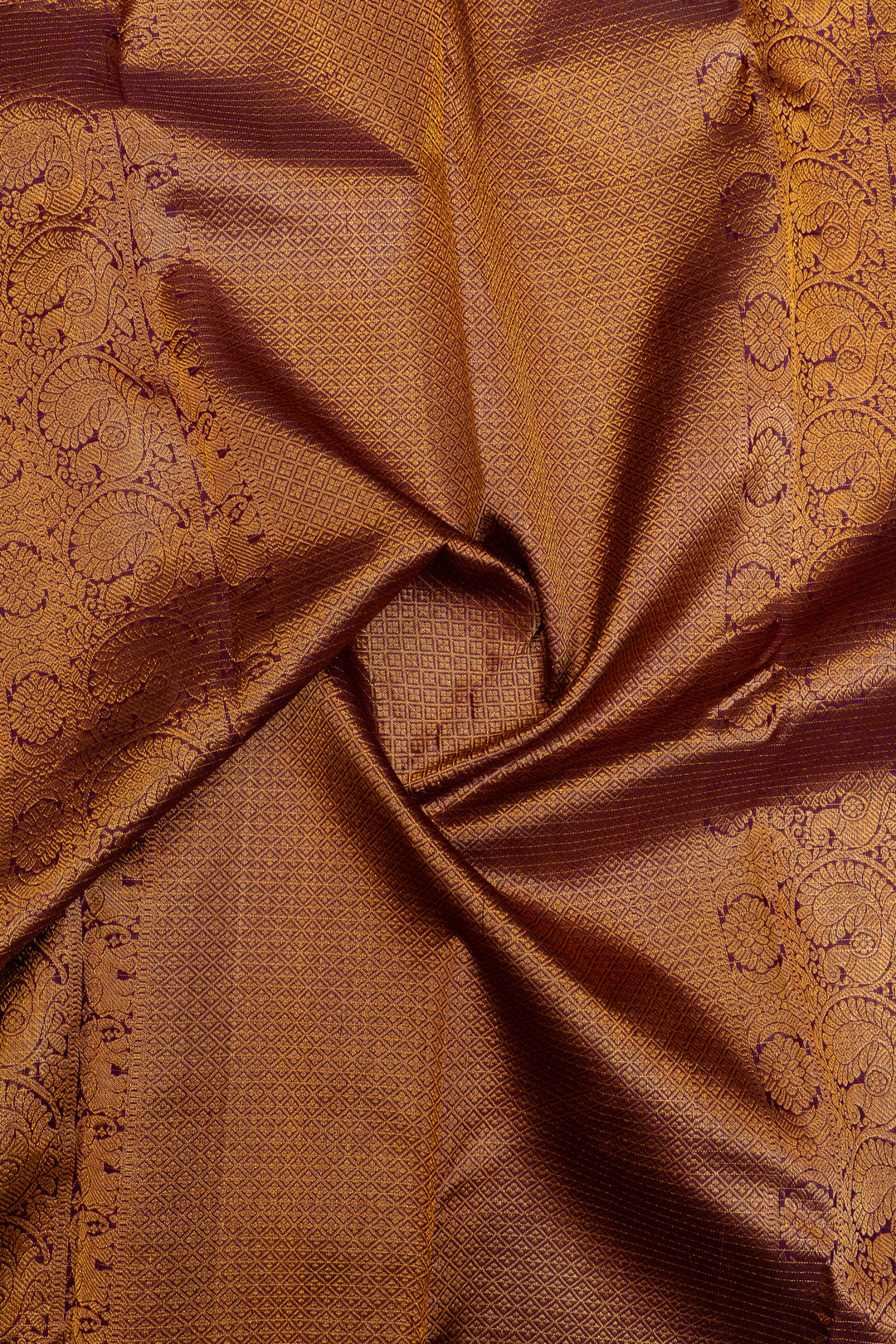 Ice blue and jamun Vairaoosi stripes pure Kanchipuram  silk saree