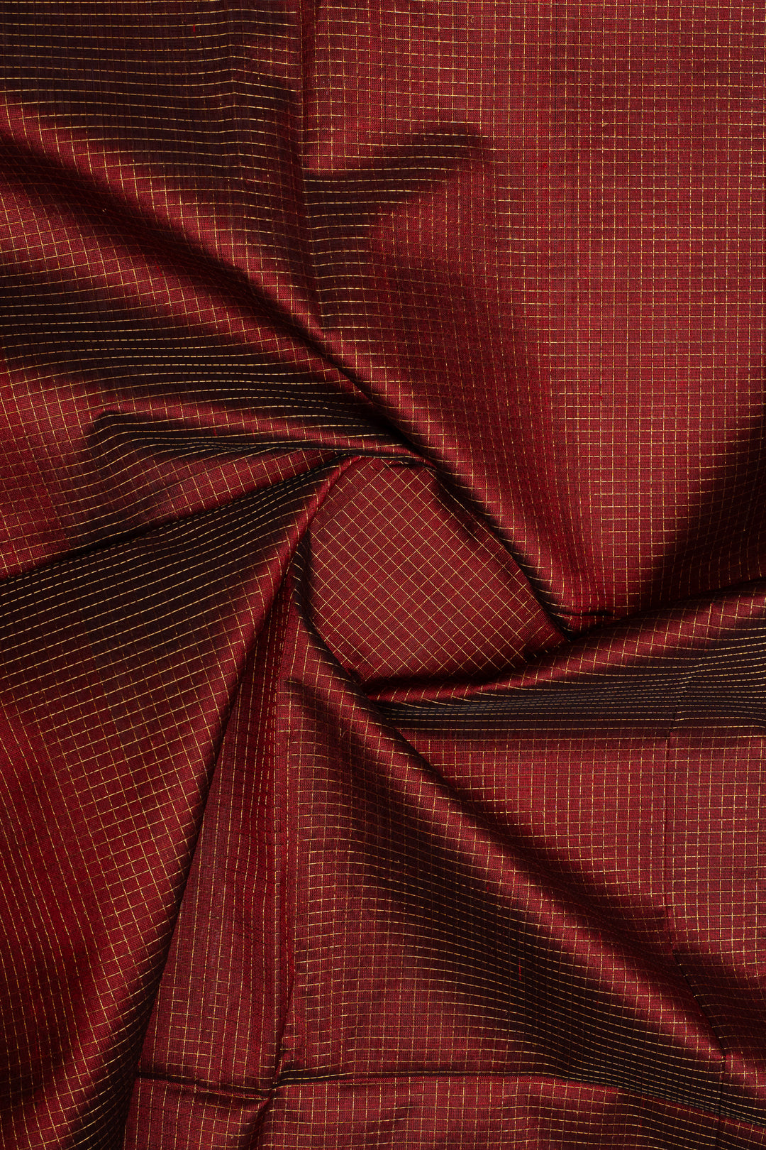 Red plus butta  pure silk cotton saree