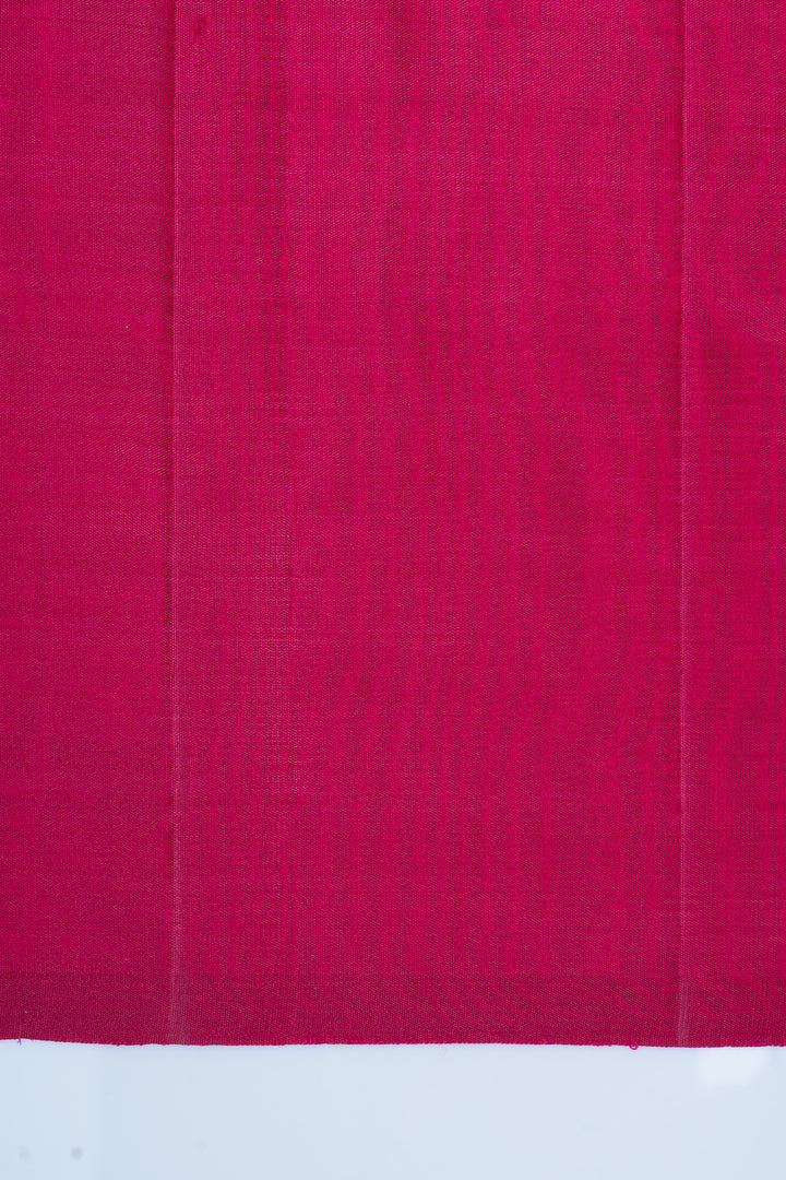 Reddish pink rising 8 Kol pure kanchipuram silk saree