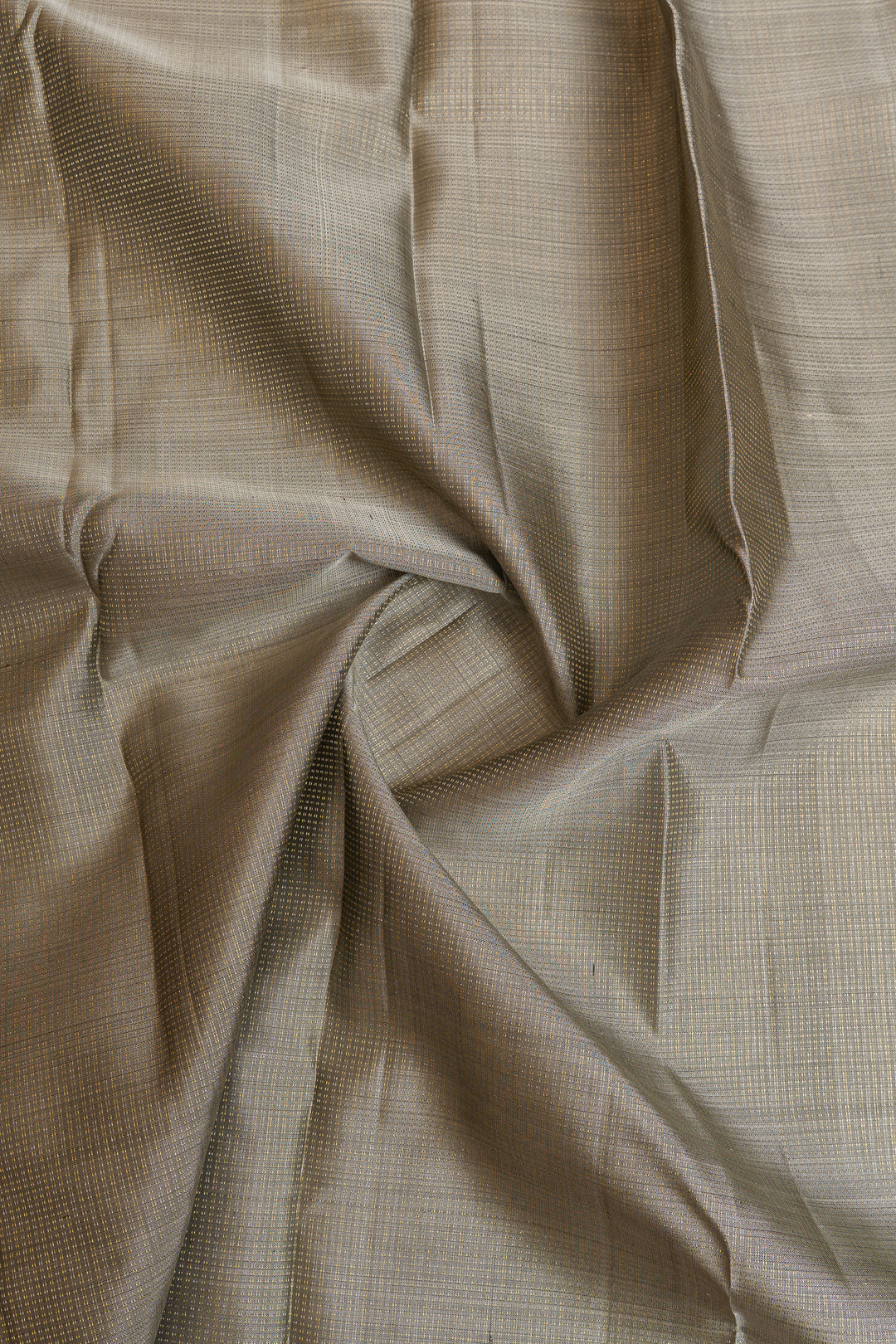 Grey Muthu Zari pure Kanchipuram silk saree