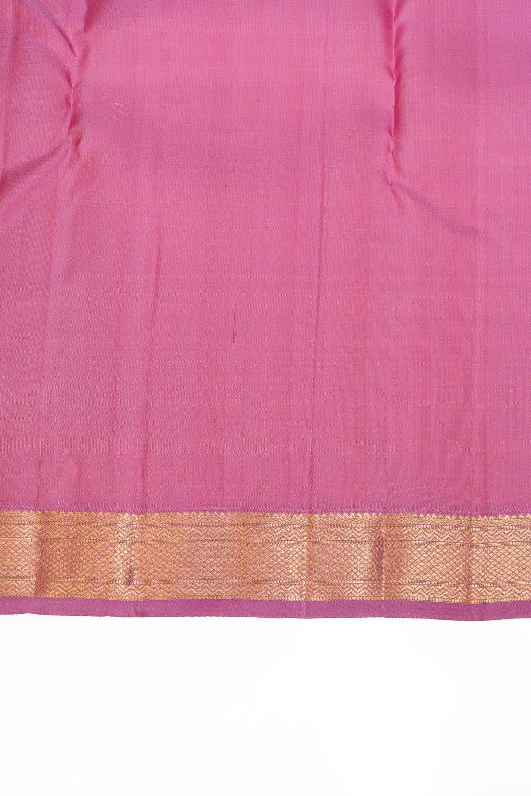 Lotus pink Muthu Zari pure Kanchipuram silk saree