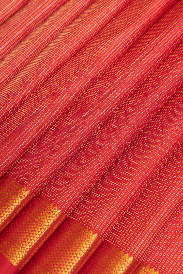 Pink Muthu Zari pure Kanchipuram silk saree