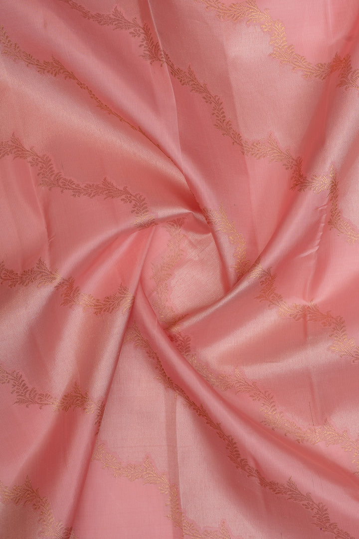 Pink rangkat pure kanchipuram silk saree