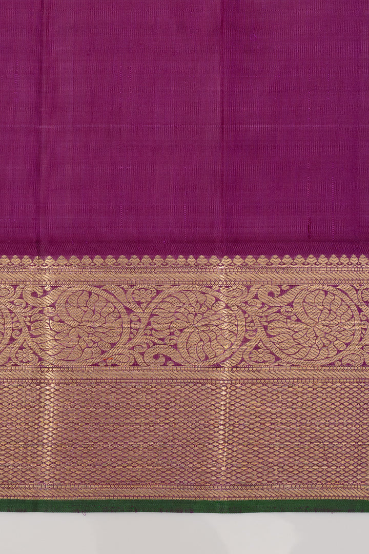 Pink rangkat pure kanchipuram silk saree