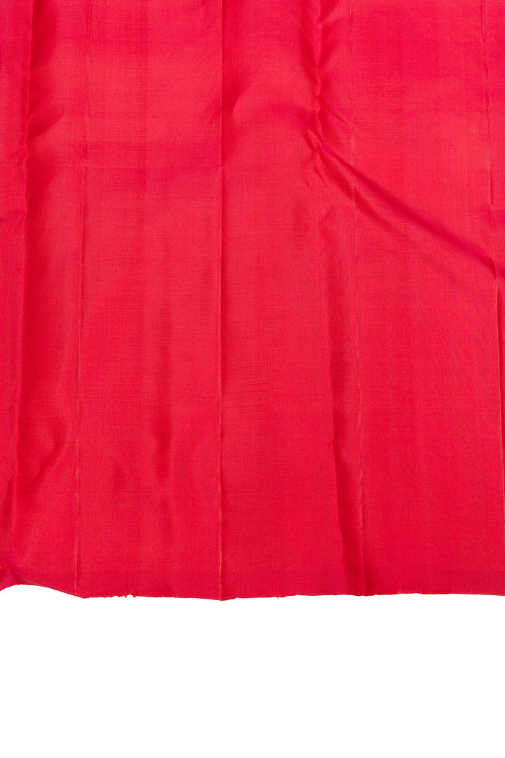 Red Muthu Zari pure Kanchipuram silk saree