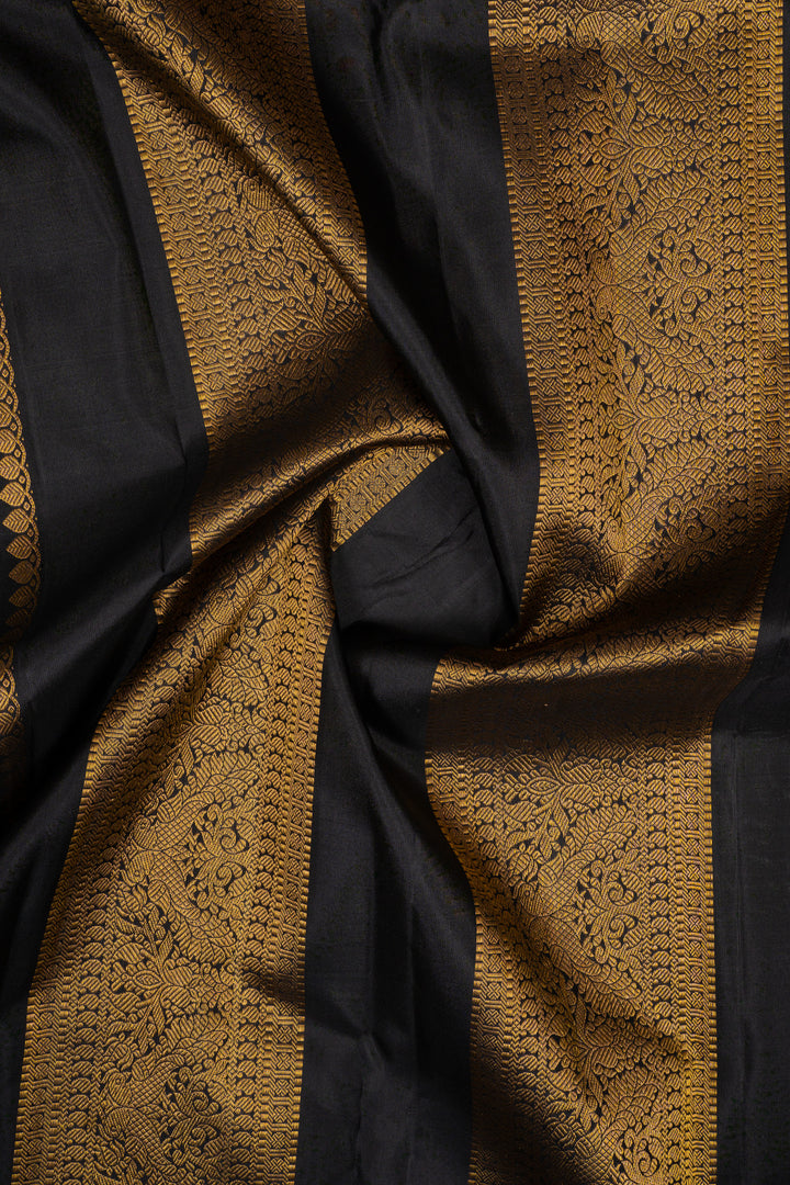 Teal Blue checks pure kanchipuram silk saree